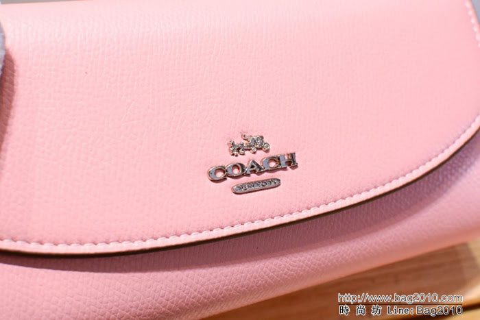 COACH蔻馳 F52689 女士信封錢包 簡單優雅 卡位/零錢位齊全 時尚按扣  Chz1329